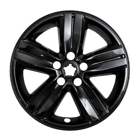 Coast2Coast 16", 5 Spoke, Gloss Black, Plastic, Set Of 4 IWCIMP437BLK